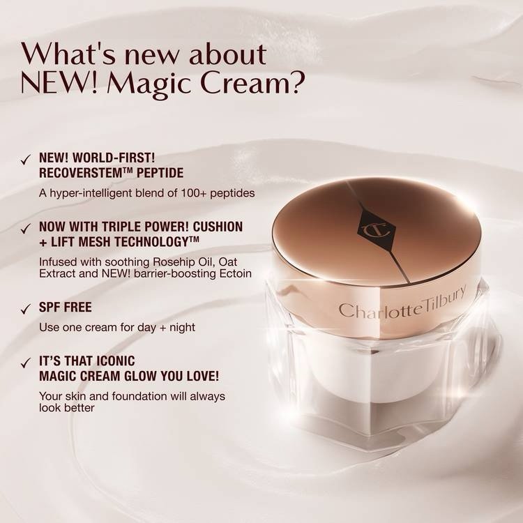 Charlotte Tilbury Magic Cream Moisturiser 50ml