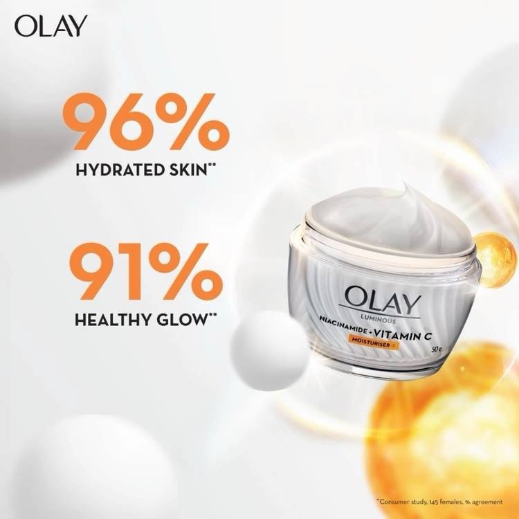 Olay Luminous Niacinamide + Vitamin C Moisturiser SPF 30 - 50g