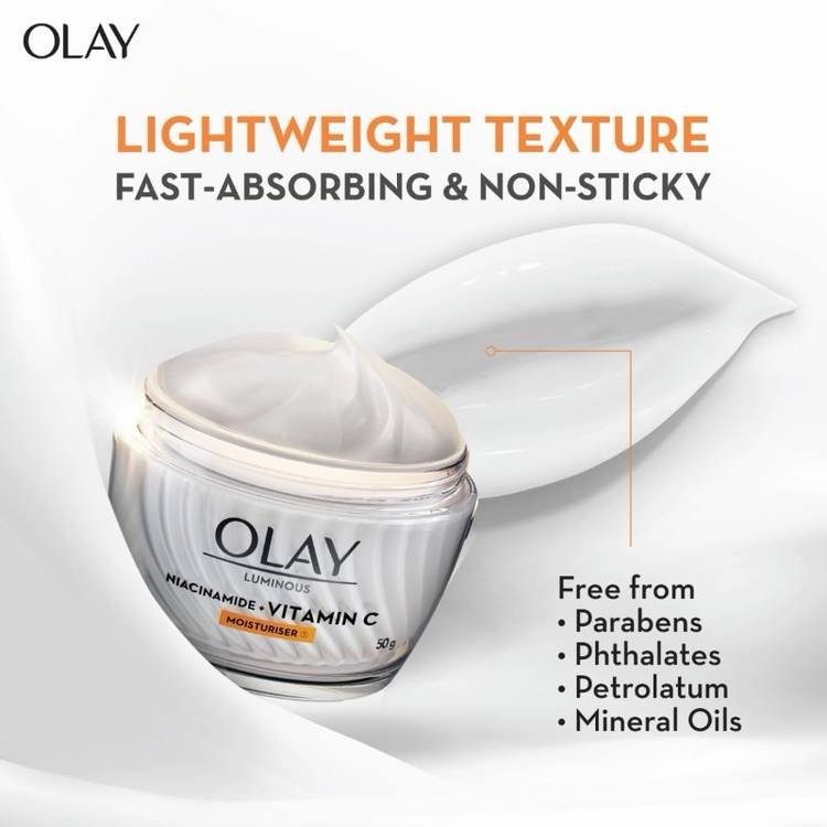 Olay Luminous Niacinamide + Vitamin C Moisturiser SPF 30 - 50g
