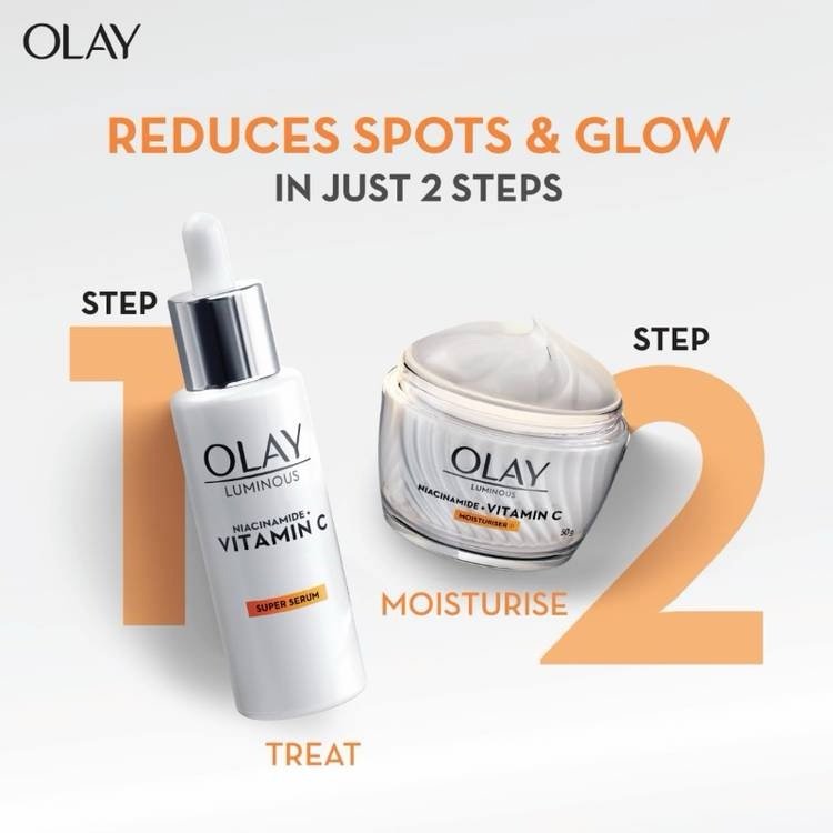 Olay Luminous Niacinamide + Vitamin C Moisturiser SPF 30 - 50g