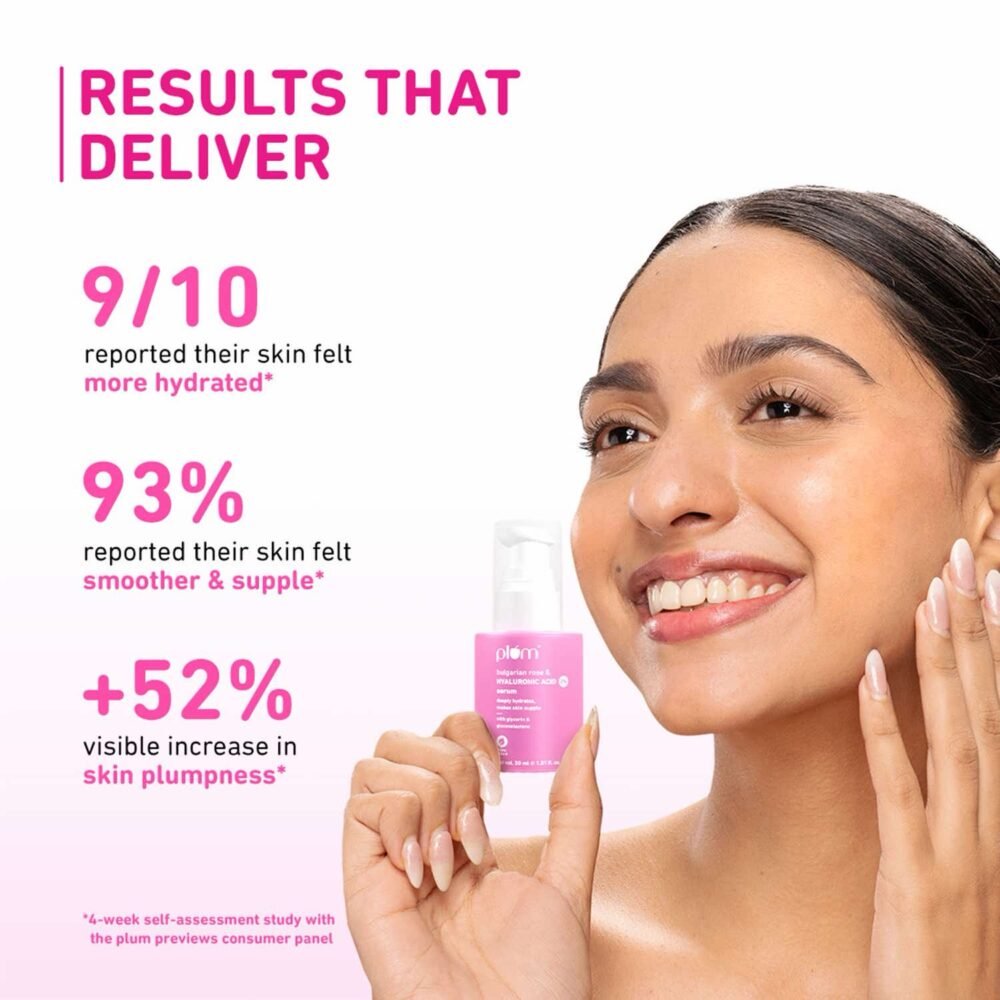 Plum Bulgarian Rose & Hyaluronic Acid 2% Serum - 30ml
