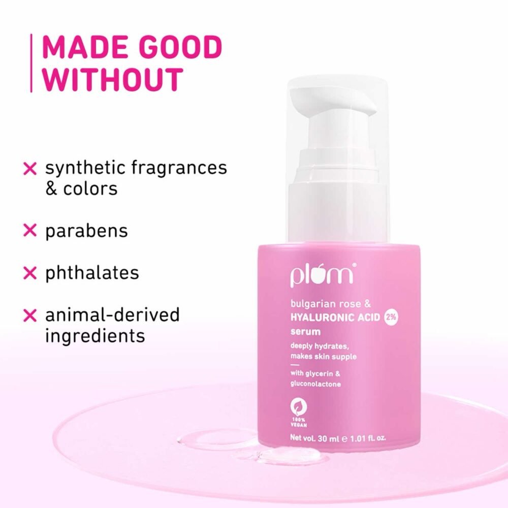 Plum Bulgarian Rose & Hyaluronic Acid 2% Serum - 30ml