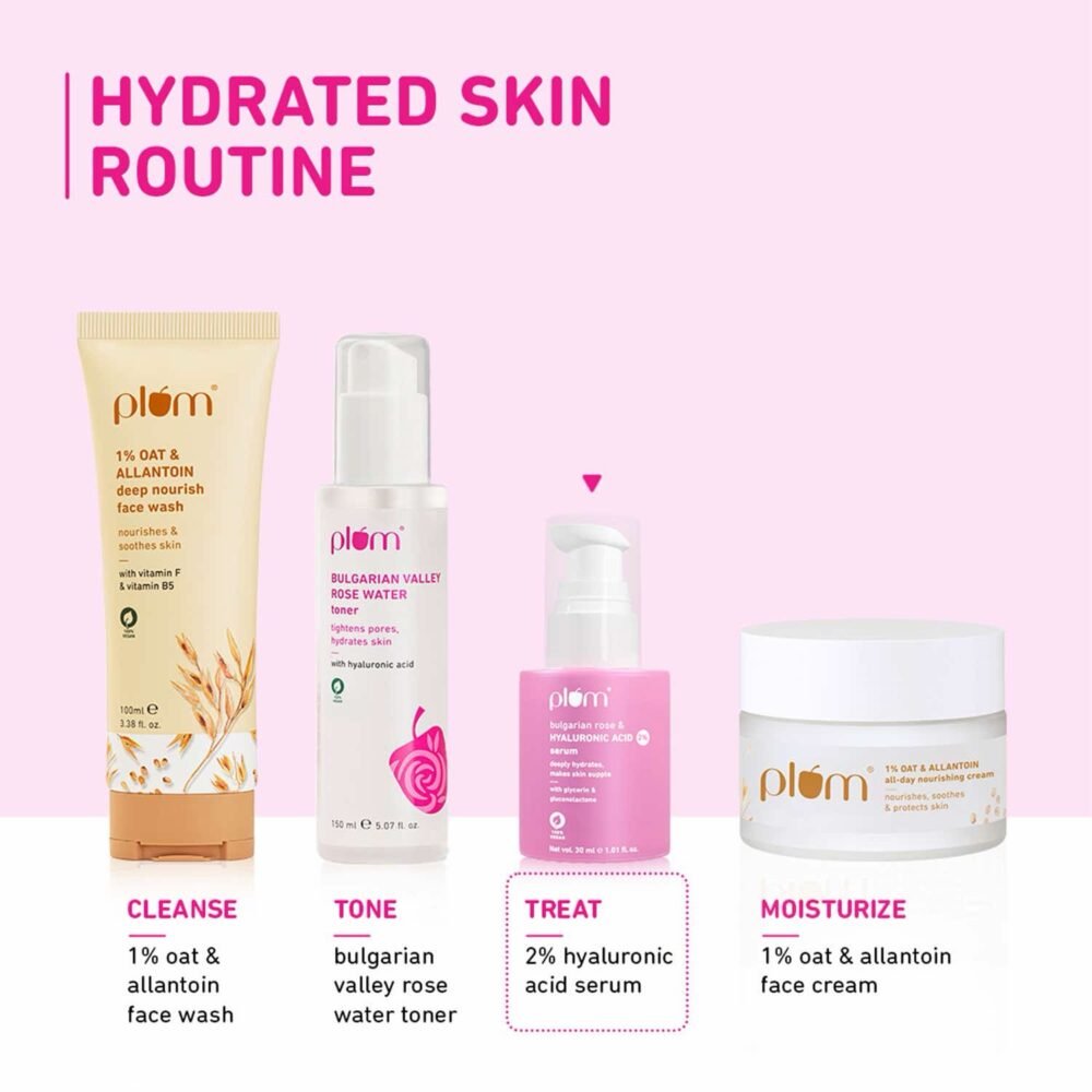 Plum Bulgarian Rose & Hyaluronic Acid 2% Serum - 30ml