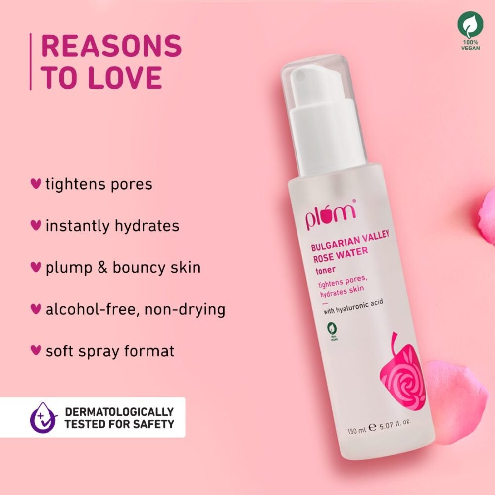 Plum Bulgarian Valley Rose Water Toner - 150ml