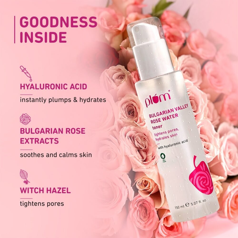 Plum Bulgarian Valley Rose Water Toner - 150ml