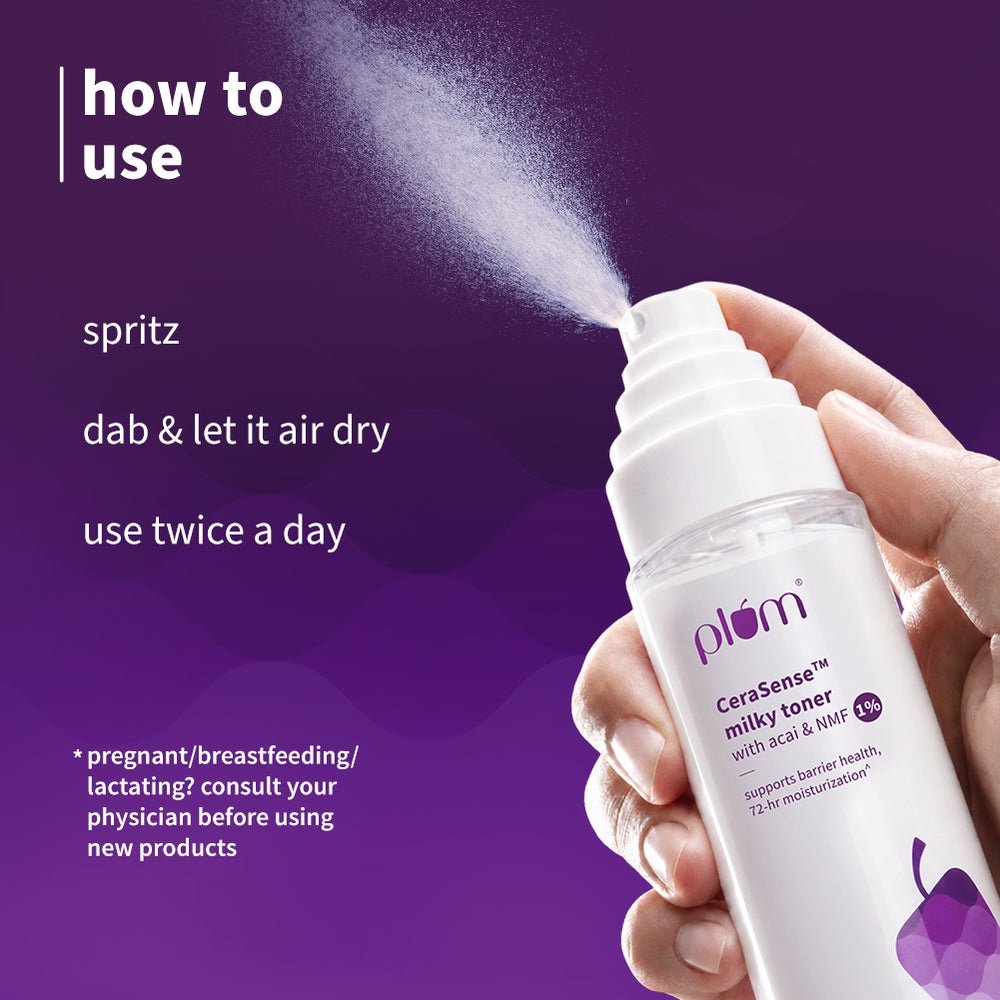 Plum CeraSense Milky Toner with Acai & NMF - 100ml