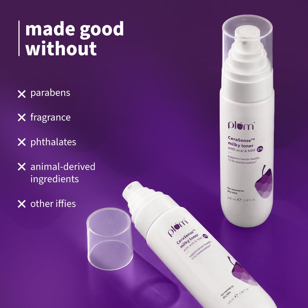 Plum CeraSense Milky Toner with Acai & NMF - 100ml