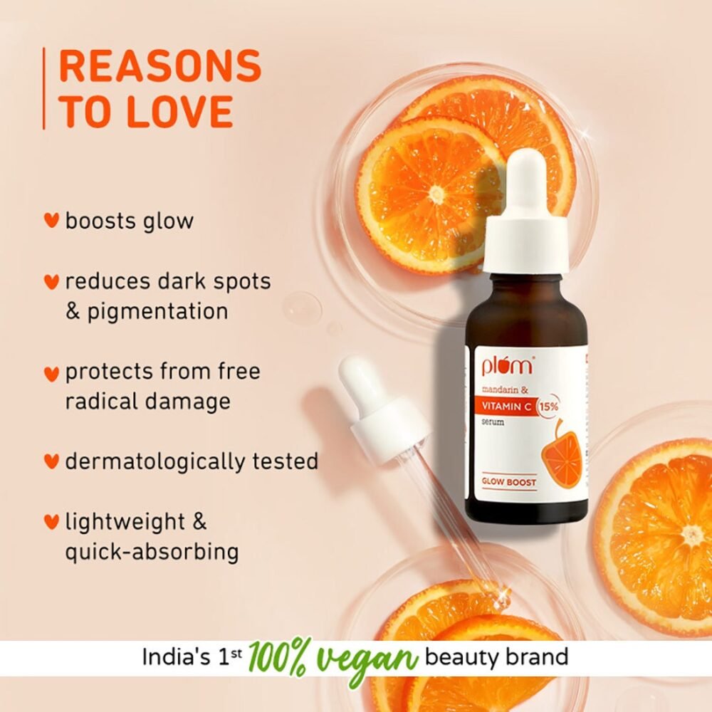 Plum Mandarin & Vitamin C 15% Serum - 20ml