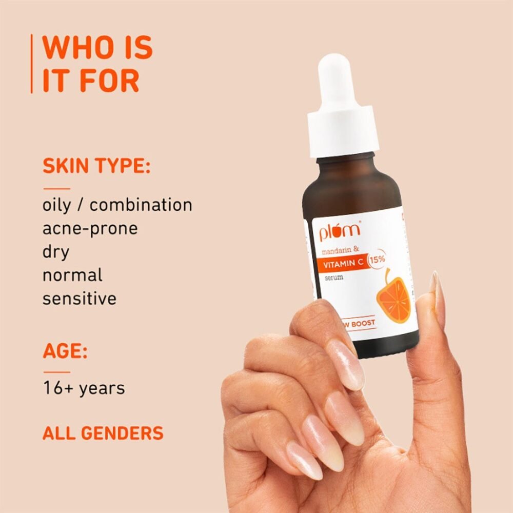 Plum Mandarin & Vitamin C 15% Serum - 20ml