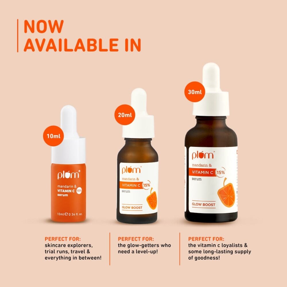 Plum Mandarin & Vitamin C 15% Serum - 20ml