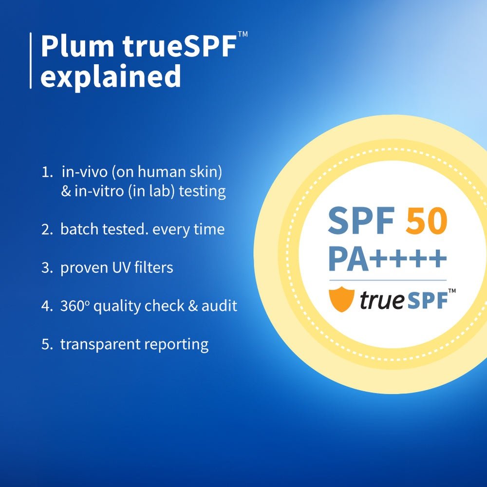 Plum Rice Water & Niacinamide 2% Hybrid Sunscreen SPF 50 PA++++ - 50g