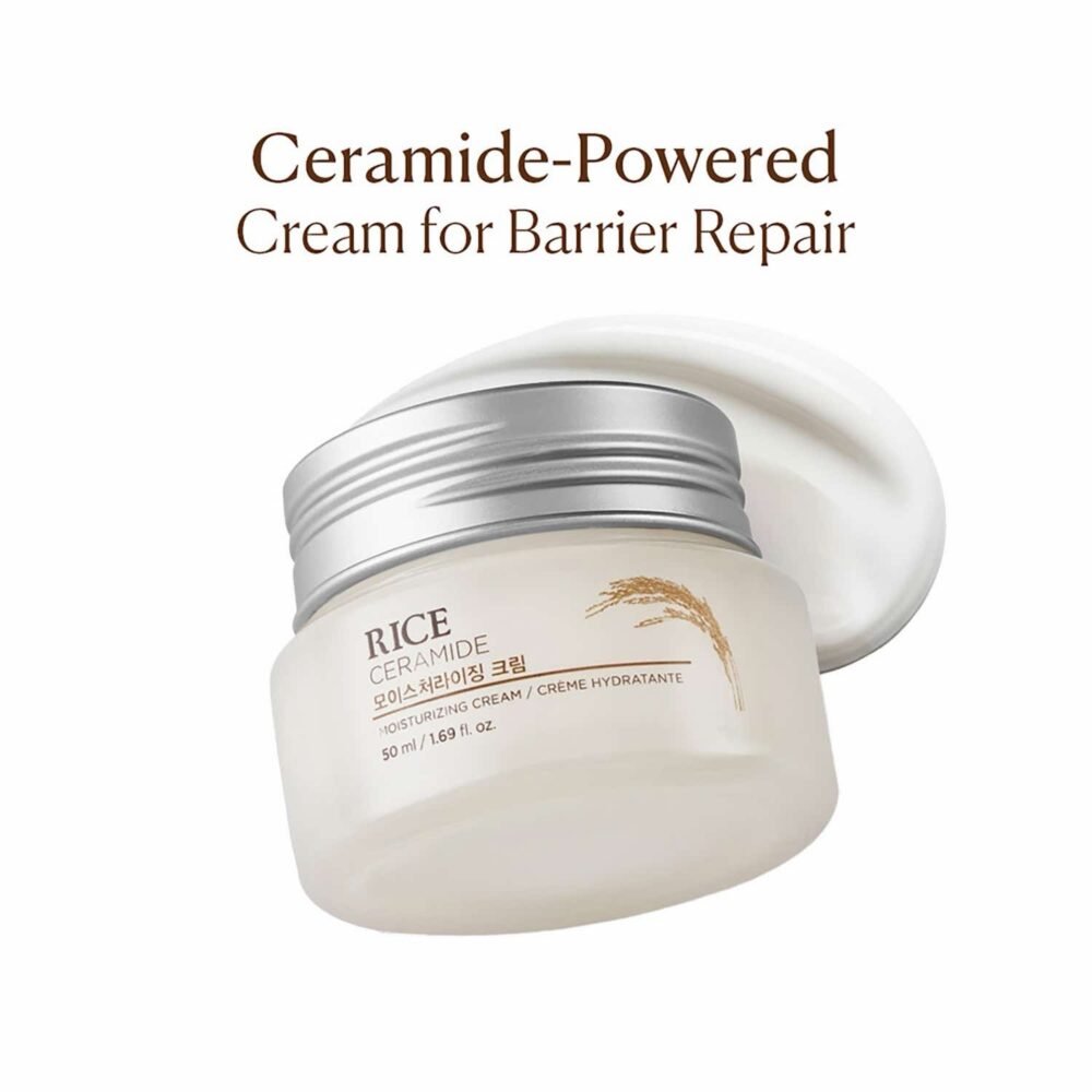 The Face Shop Ceramide & Rice Moisturizing Cream - 50ml