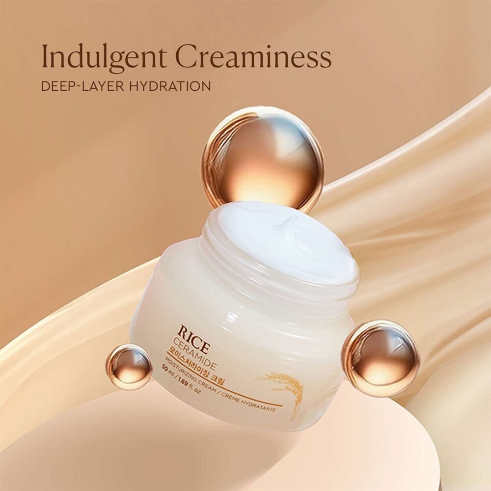 The Face Shop Ceramide & Rice Moisturizing Cream - 50ml