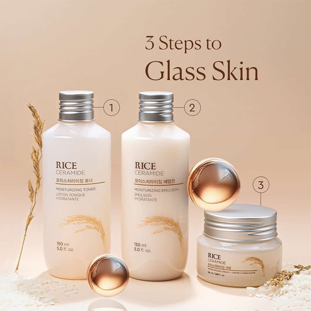 The Face Shop Ceramide & Rice Moisturizing Cream - 50ml