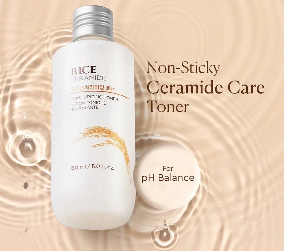 The Face Shop Ceramide & Rice Moisturizing Toner - 150ml