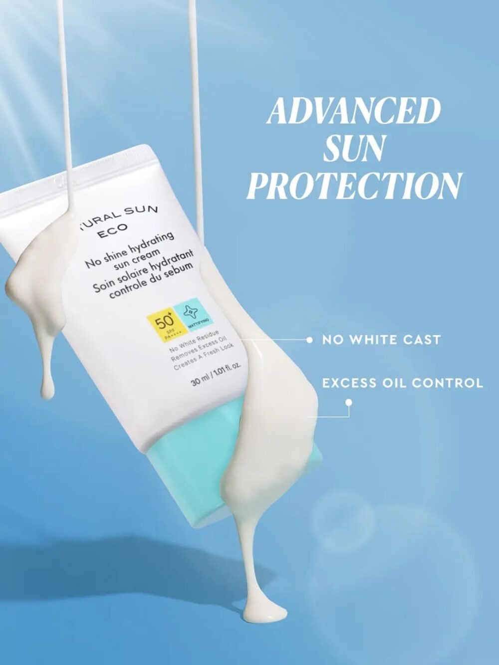 The Face Shop Eco No Shine Hydrating Sun Cream SPF 50 - 50ml