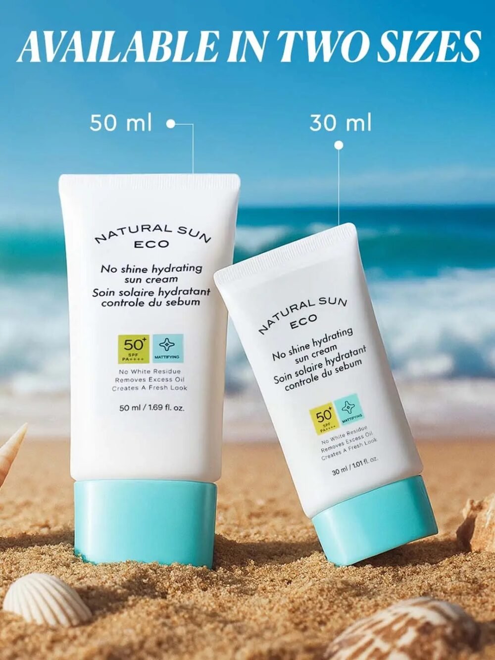 The Face Shop Eco No Shine Hydrating Sun Cream SPF 50 - 50ml