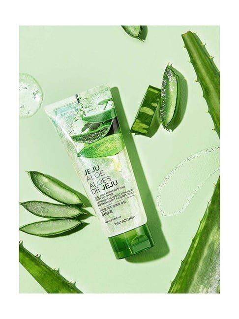 The Face Shop Jeju Aloe Fresh Soothing Foam Cleanser - 150ml