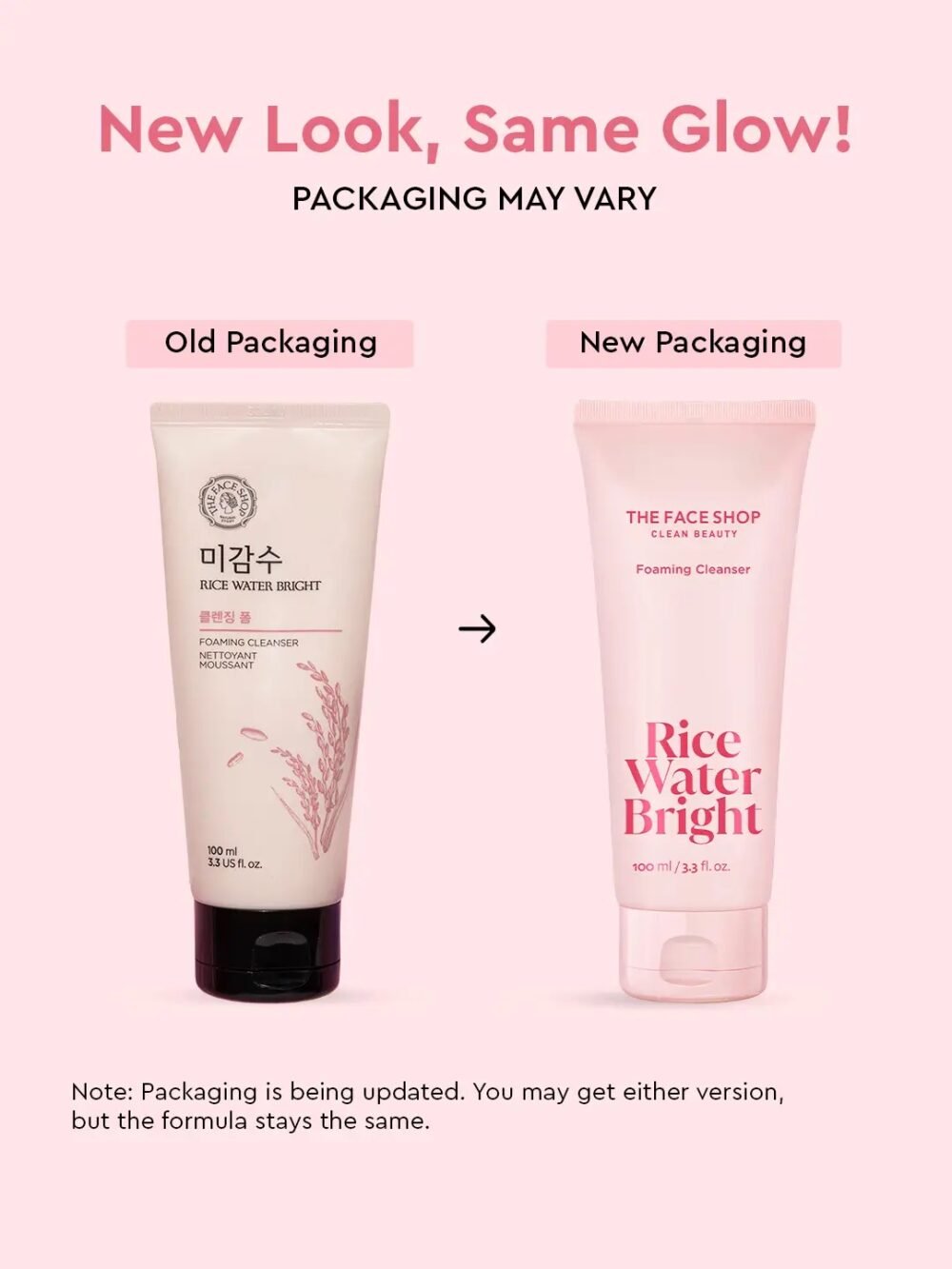 The Face Shop Rice Water Bright Foaming Cleanser