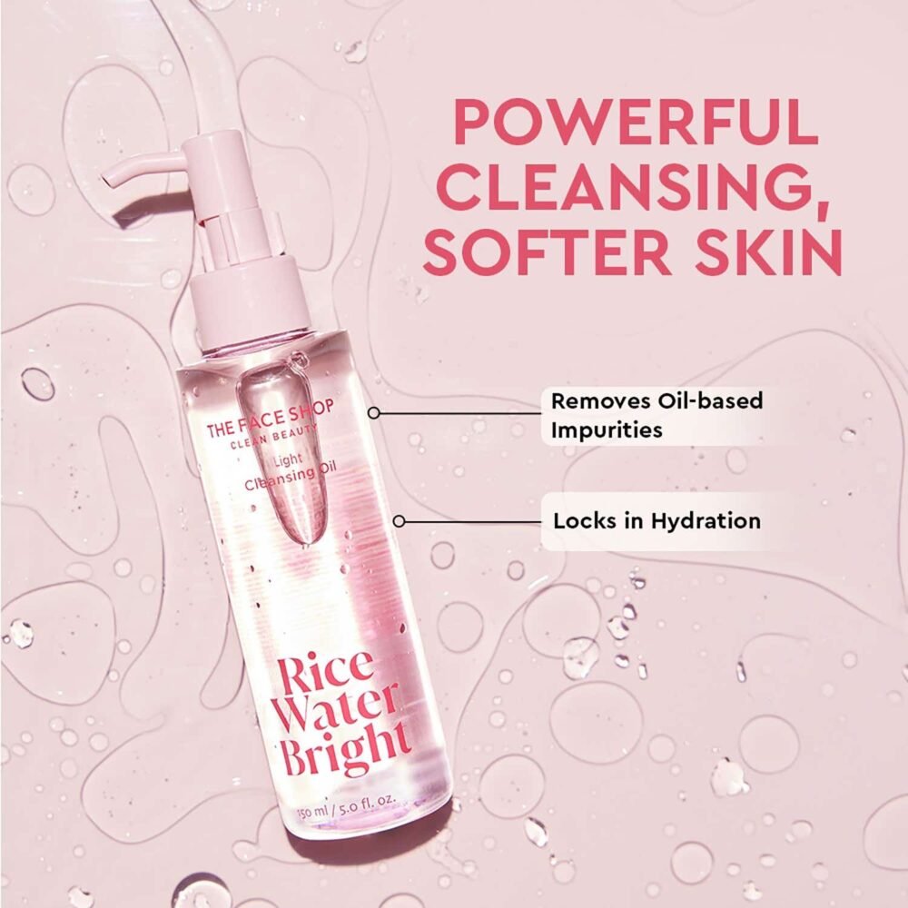 The Face Shop Rice Water Bright Light Cleansing Oil - 150ml