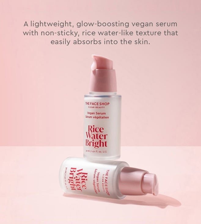 The Face Shop Rice Water Bright Vegan Serum - 30ml