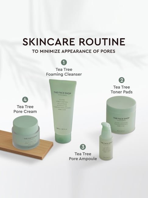 The Face Shop Tea Tree Pore Clarifying Gel Cleanser - 150ml