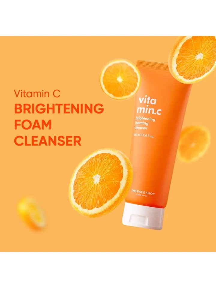 The Face Shop Vita C Brightening Foaming Cleanser - 150ml
