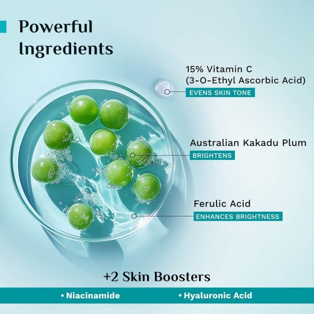 Pilgrim 15% Vitamin C Face Serum with Ferulic Acid & Australian Kakadu Plum - 20ml