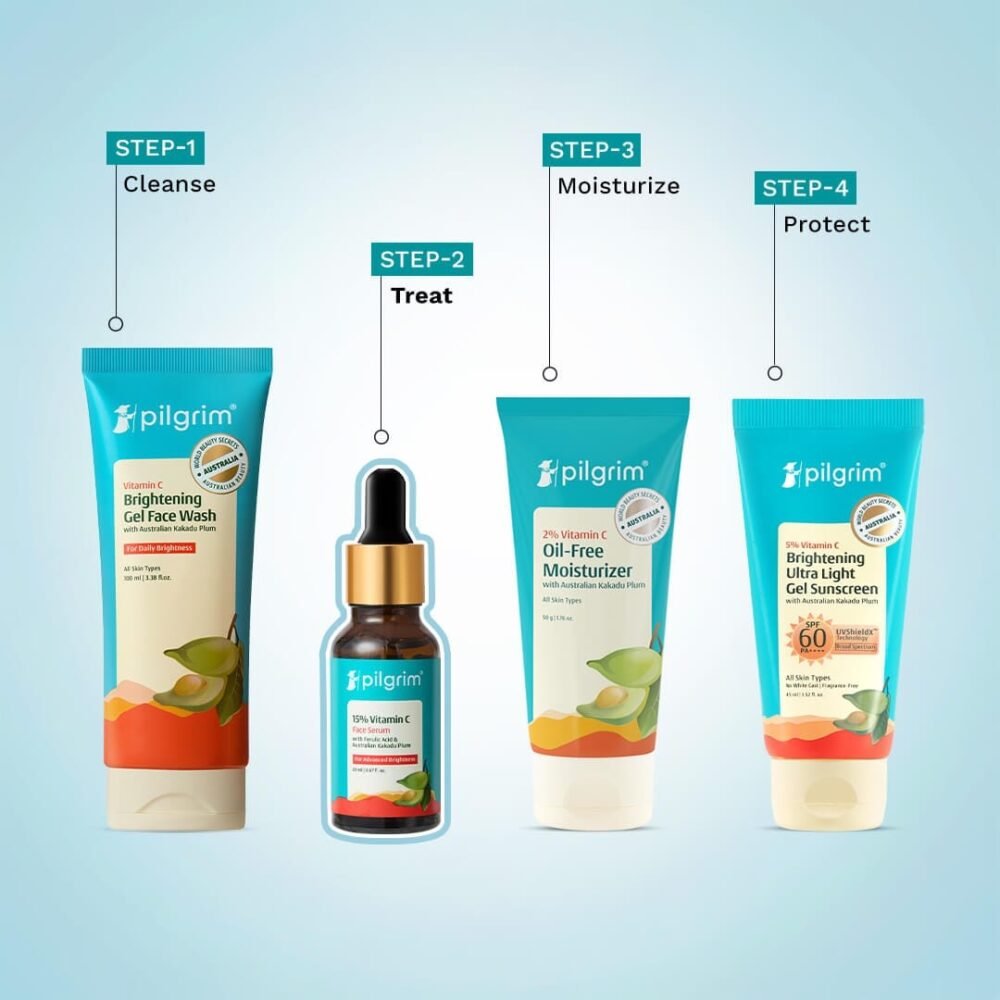 Pilgrim 15% Vitamin C Face Serum with Ferulic Acid & Australian Kakadu Plum - 20ml