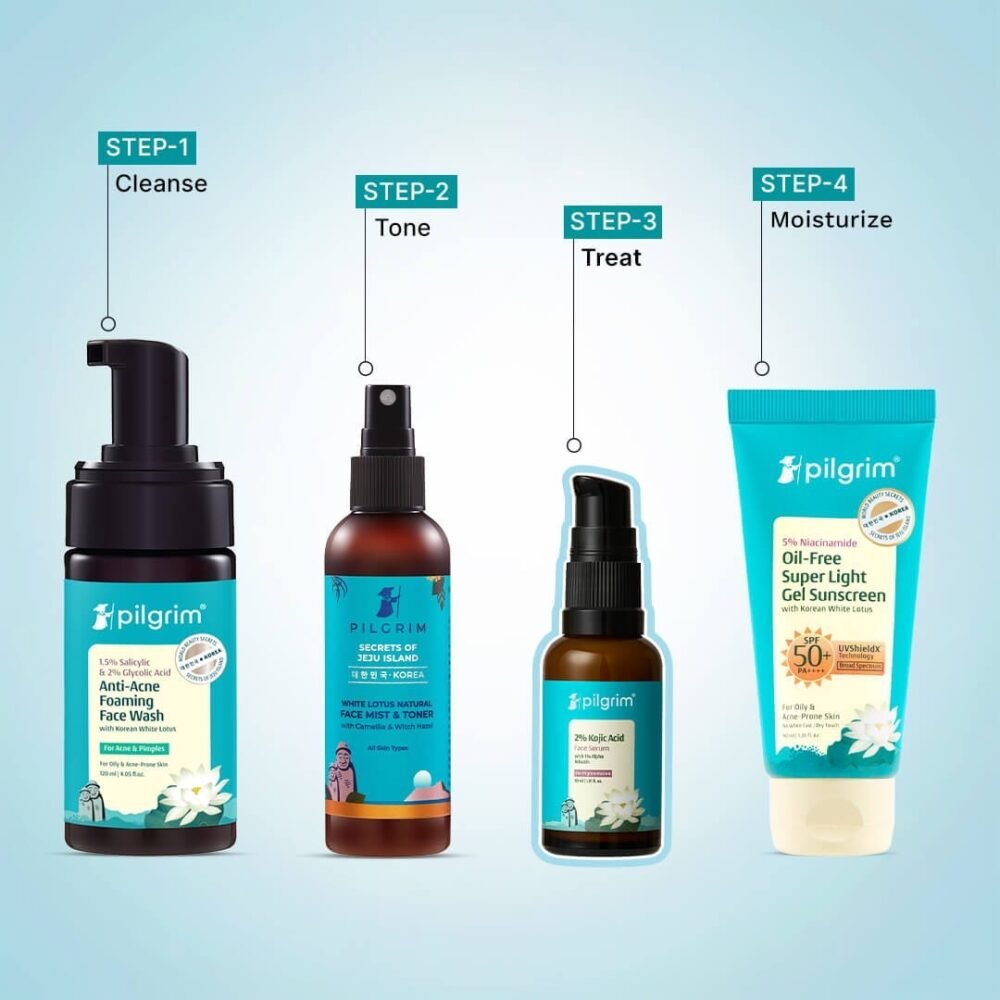 Pilgrim 2% Kojic Acid Face Serum with 1% Alpha Arbutin - 30ml