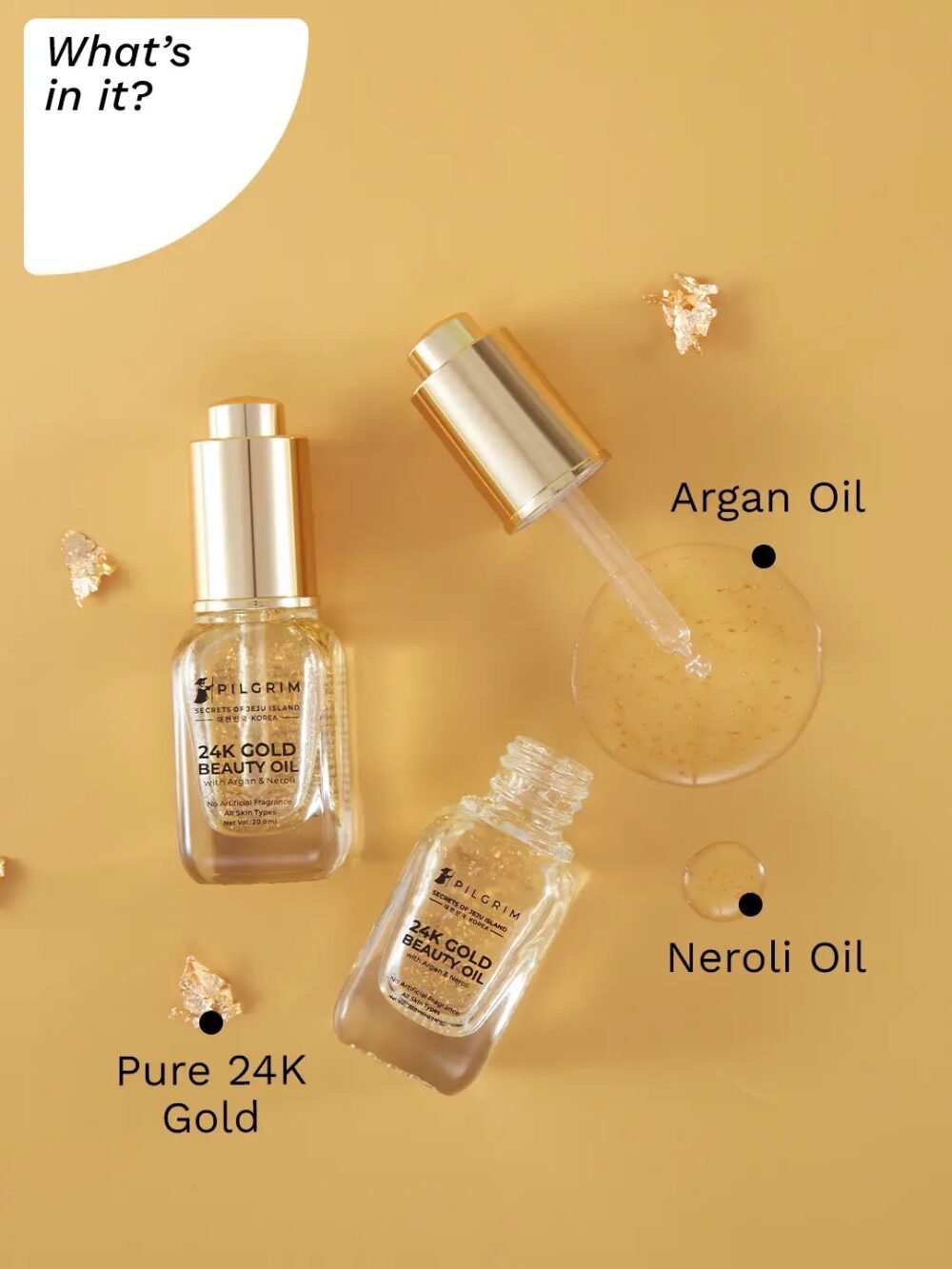 Pilgrim 24K Gold Beauty Oil - 20ml