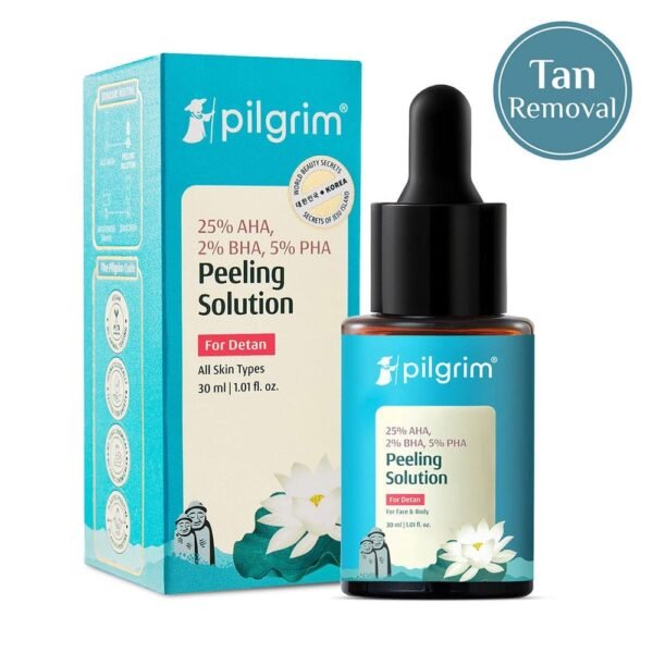 Pilgrim 25% AHA + 2% BHA + 5% PHA Peeling Solution for Face & Body