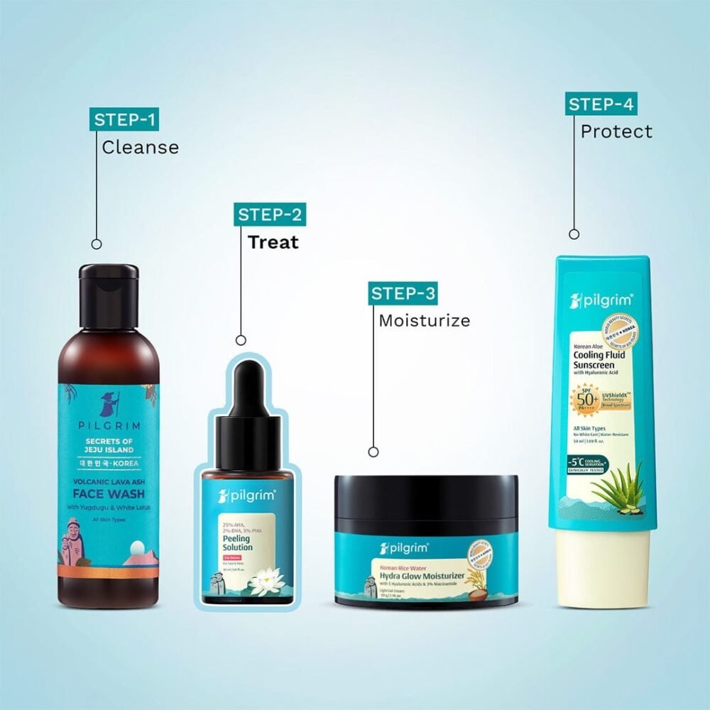 Pilgrim 25% AHA + 2% BHA + 5% PHA Peeling Solution for Face & Body