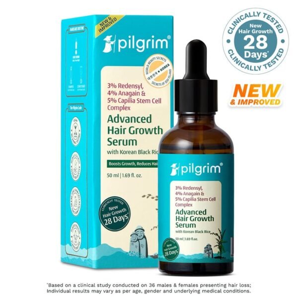 Pilgrim Advanced Hair Growth Serum with Korean Black Rice - 50ml
