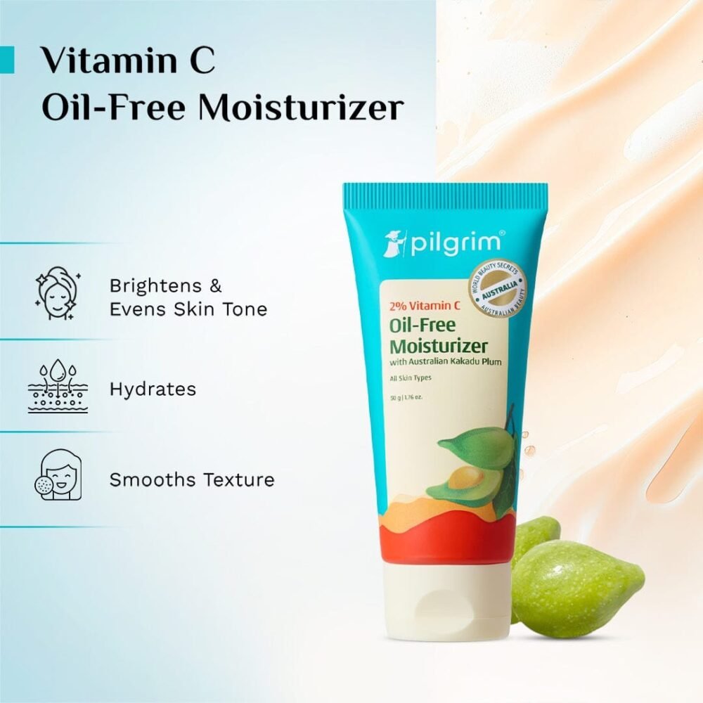Pilgrim Australian A-Beauty Oil-Free Moisturizer with Kakadu Plum & Lime Pearl - 50g