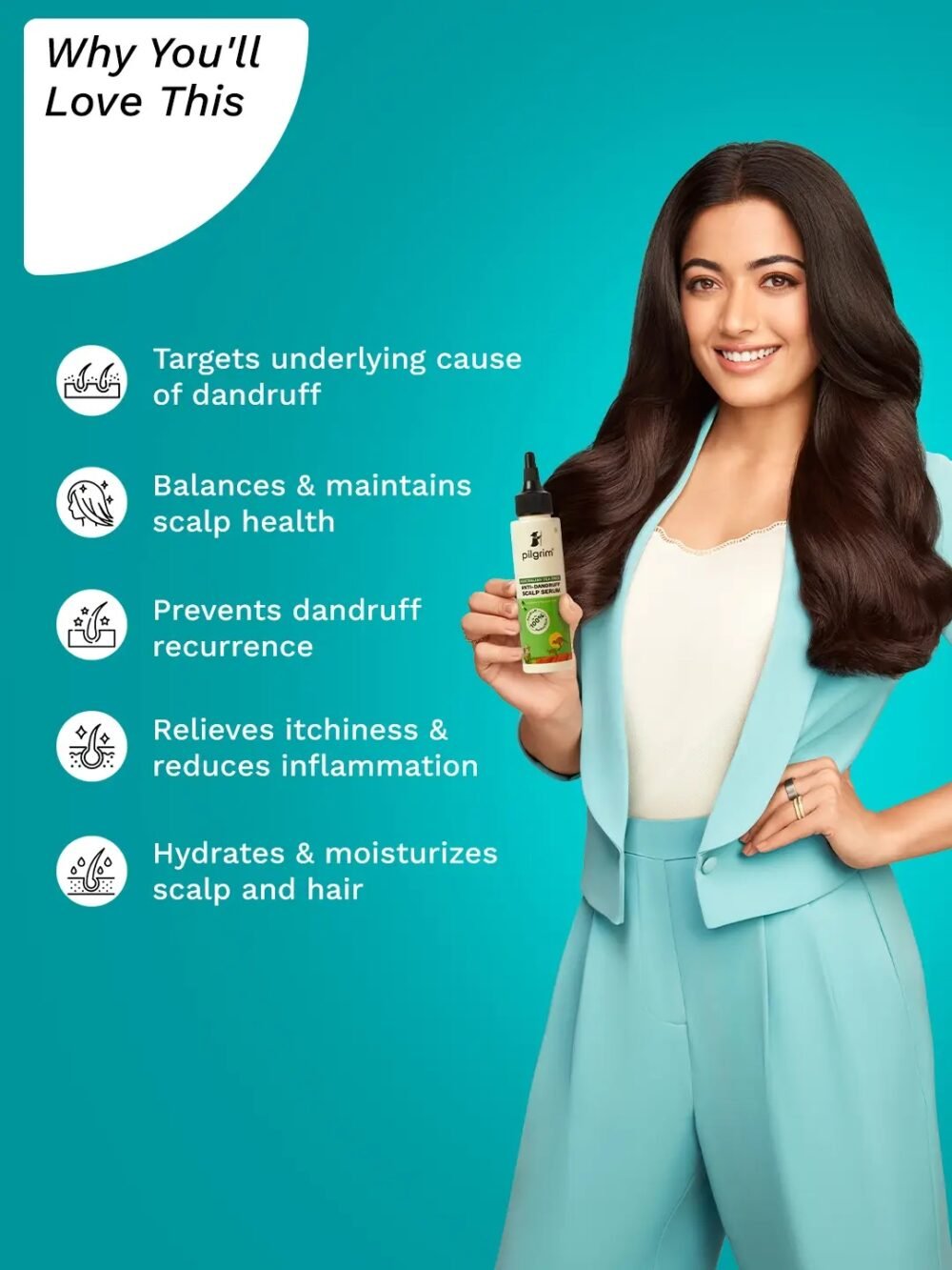 Pilgrim Australian Tea Tree Anti-Dandruff Scalp Serum - 100ml