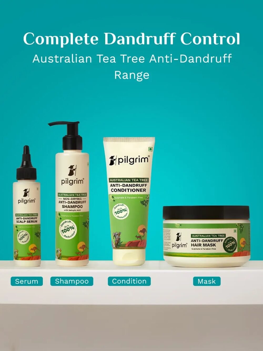 Pilgrim Australian Tea Tree Anti-Dandruff Scalp Serum - 100ml