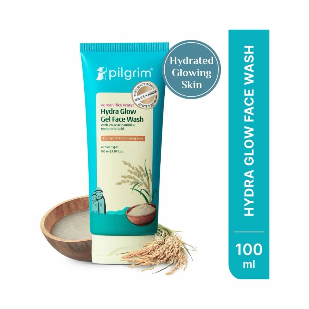 Pilgrim Hydra Glow Gel Face Wash with 2% Niacinamide & Hyaluronic Acid - 100ml