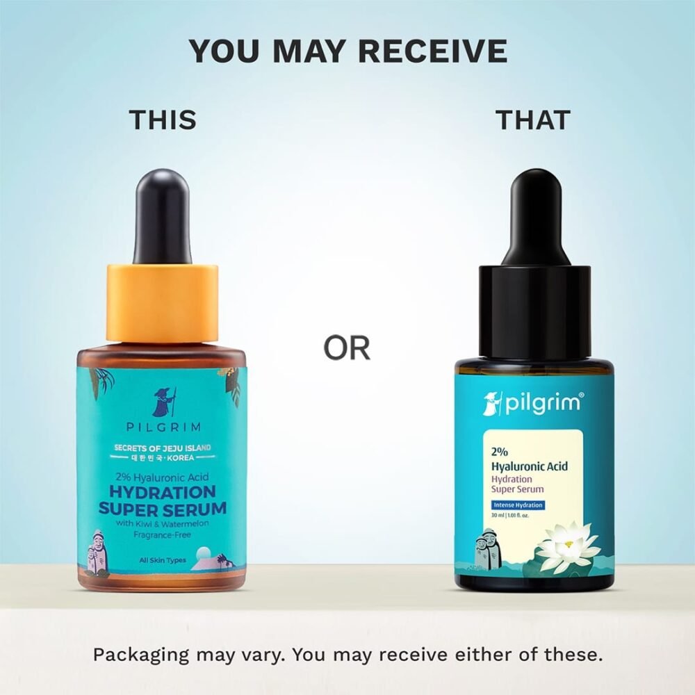 Pilgrim Secrets of Jeju Island 2% Hyaluronic Acid Hydrating Super Serum with Kiwi & Watermelon - 30ml