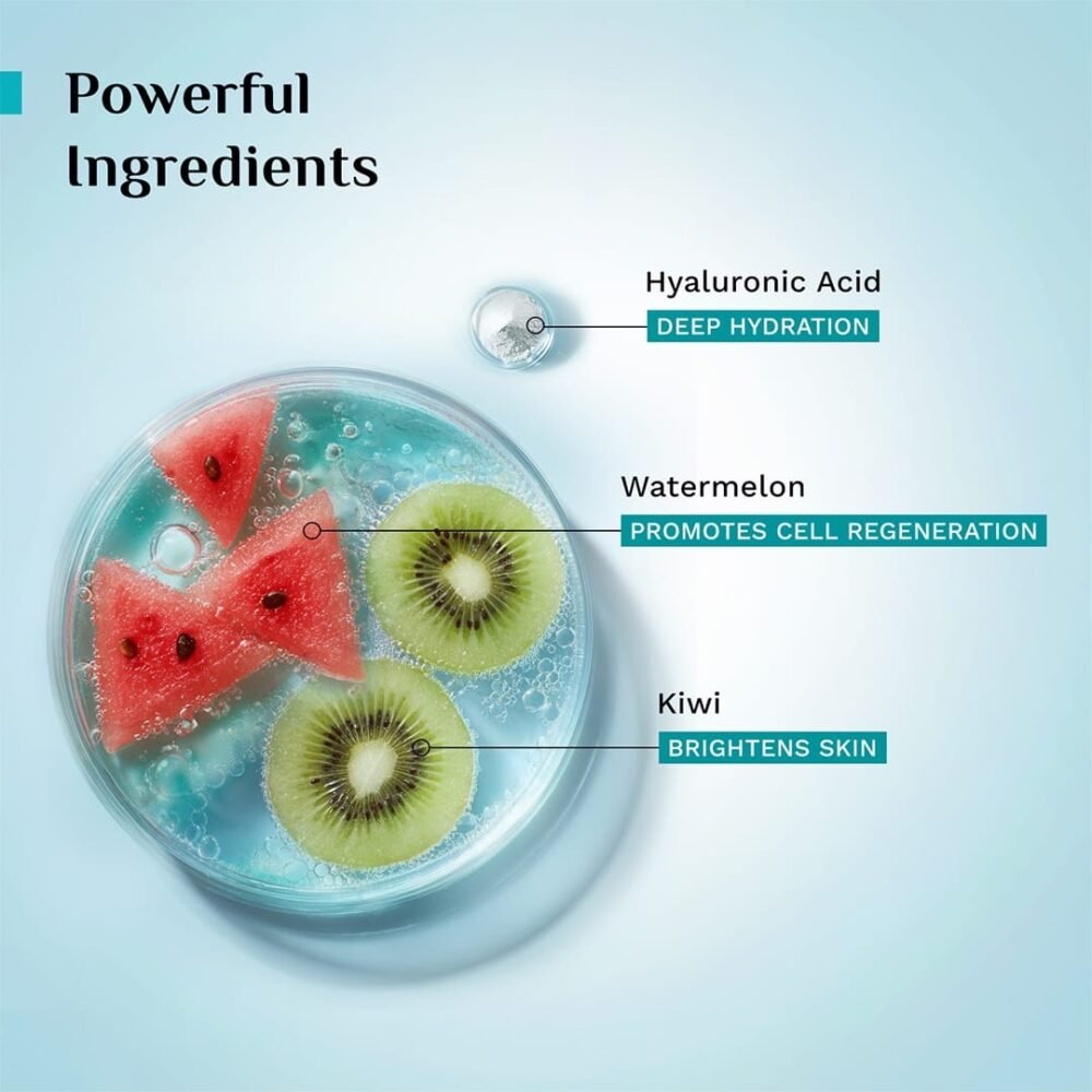 Pilgrim Secrets of Jeju Island 2% Hyaluronic Acid Hydrating Super Serum with Kiwi & Watermelon - 30ml