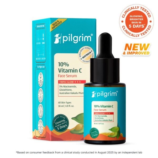Pilgrim Secrets of Jeju Island Vitamin C Night Serum with Hyaluronic Acid & White Lotus - 30ml