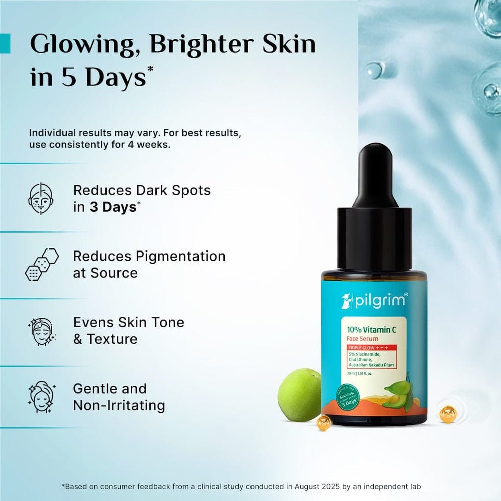 Pilgrim Secrets of Jeju Island Vitamin C Night Serum with Hyaluronic Acid & White Lotus - 30ml