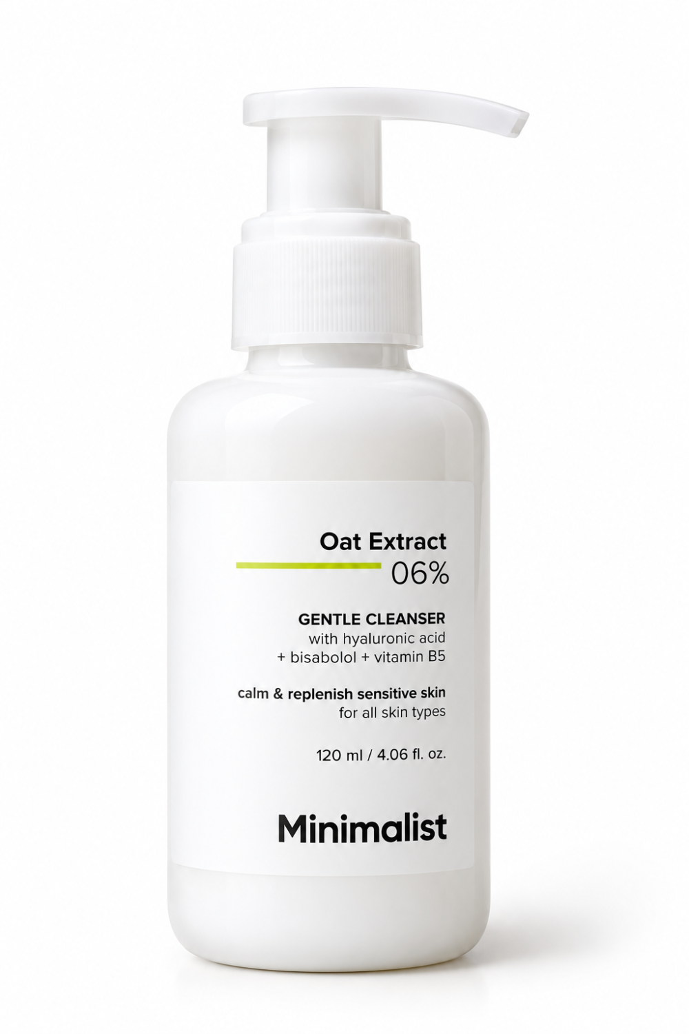 Minimalist Oat Extract 06% Gentle Cleanser 120ml