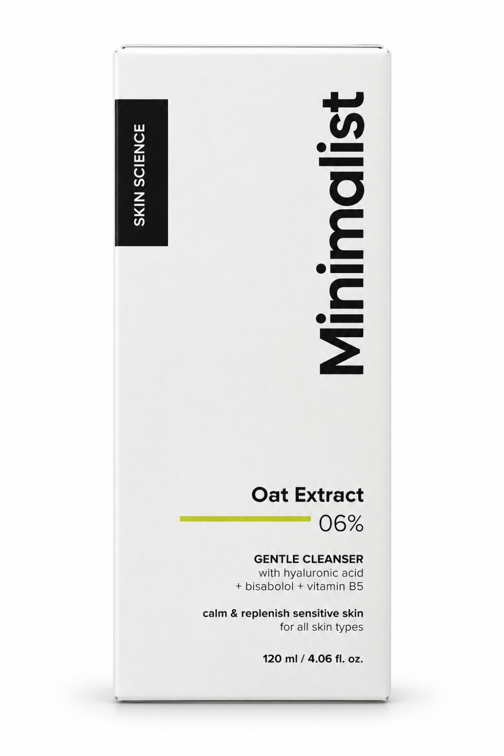 Minimalist Oat Extract 06% Gentle Cleanser 120ml