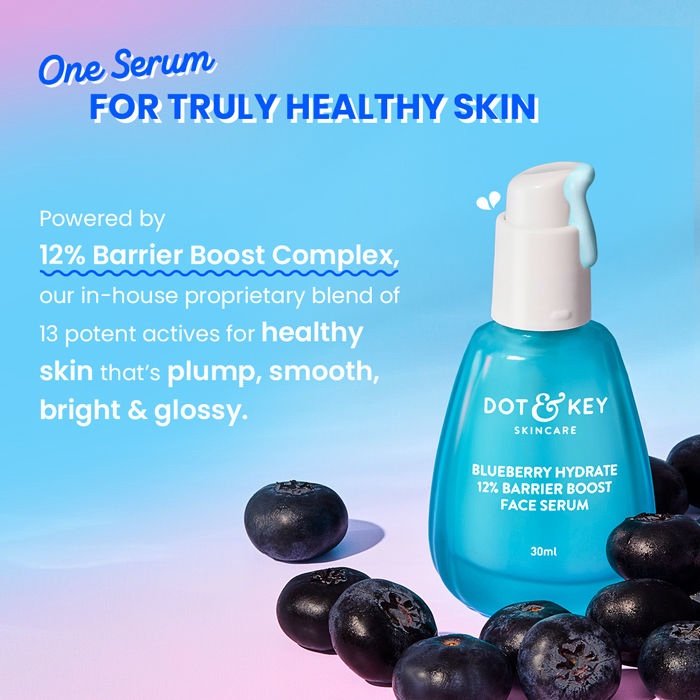 Blueberry Hydrate 12% Barrier Boost Face Serum - 30ml