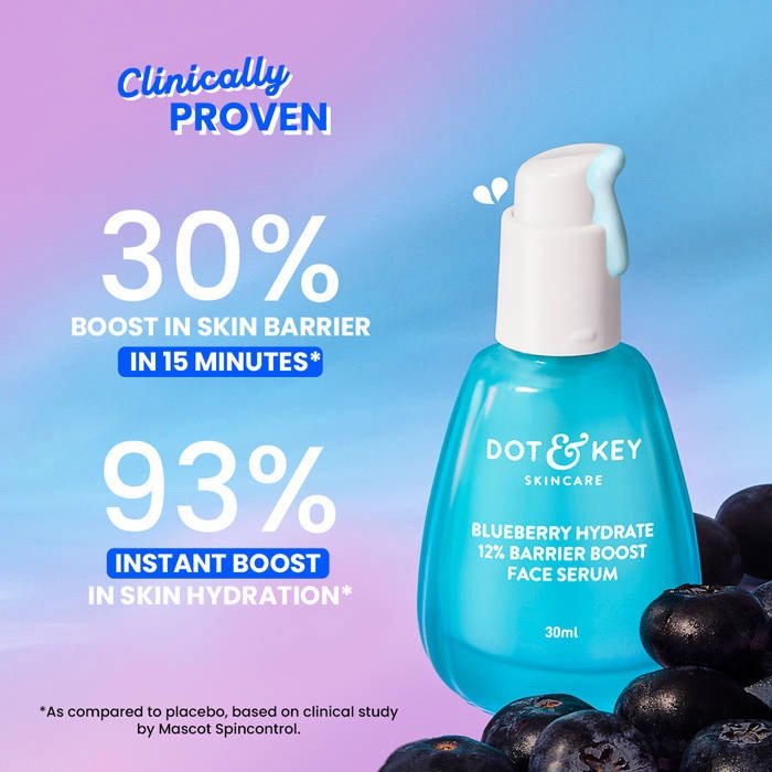 Blueberry Hydrate 12% Barrier Boost Face Serum - 30ml