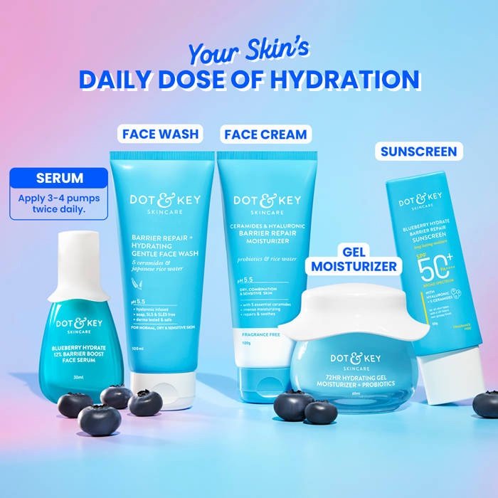 Blueberry Hydrate 12% Barrier Boost Face Serum - 30ml