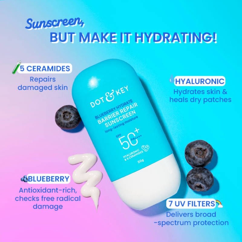 Blueberry Hydrate Barrier Repair Sunscreen SPF 50+ PA++++ - 80g