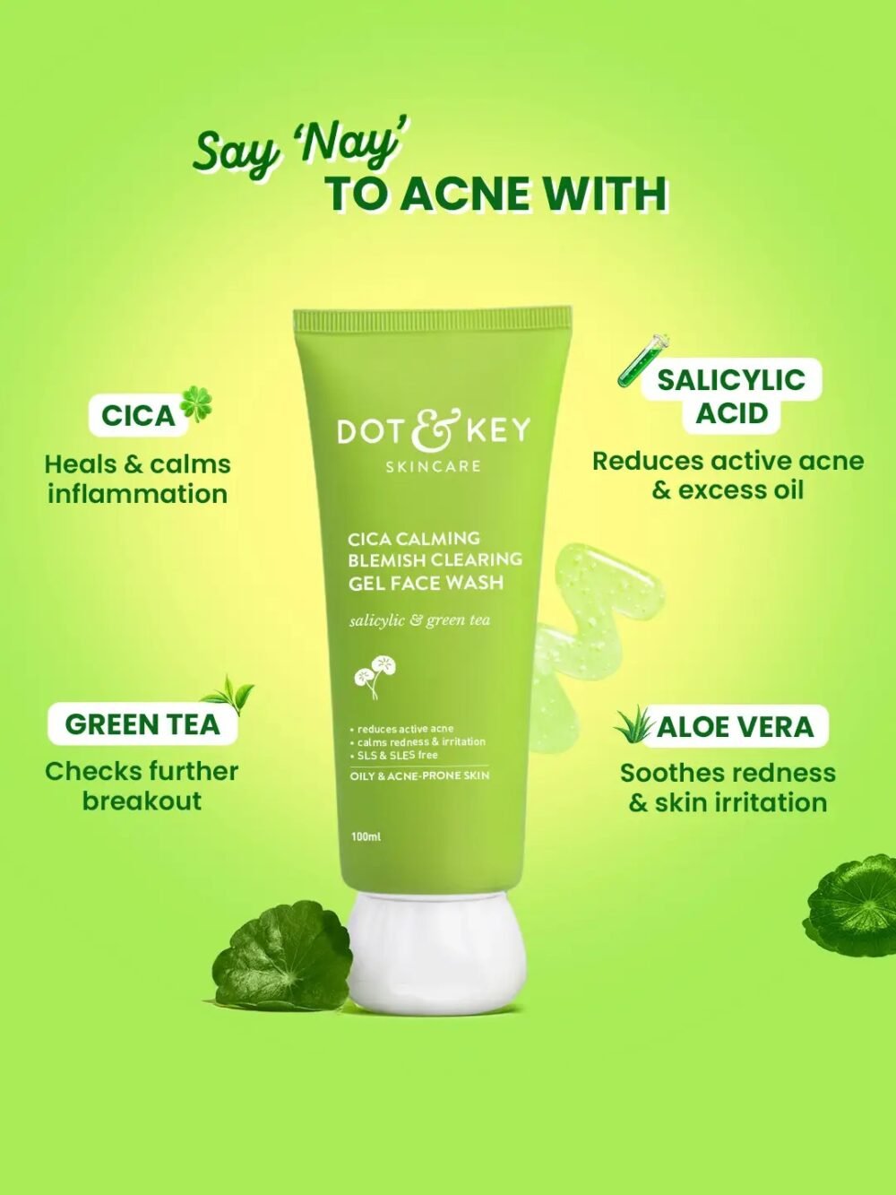 Cica Calming Blemish Clearing Gel Face Wash