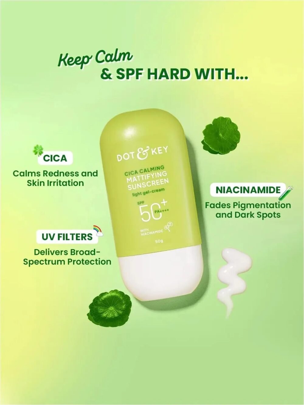 Cica Calming Mattifying Sunscreen SPF 50+ - 50g